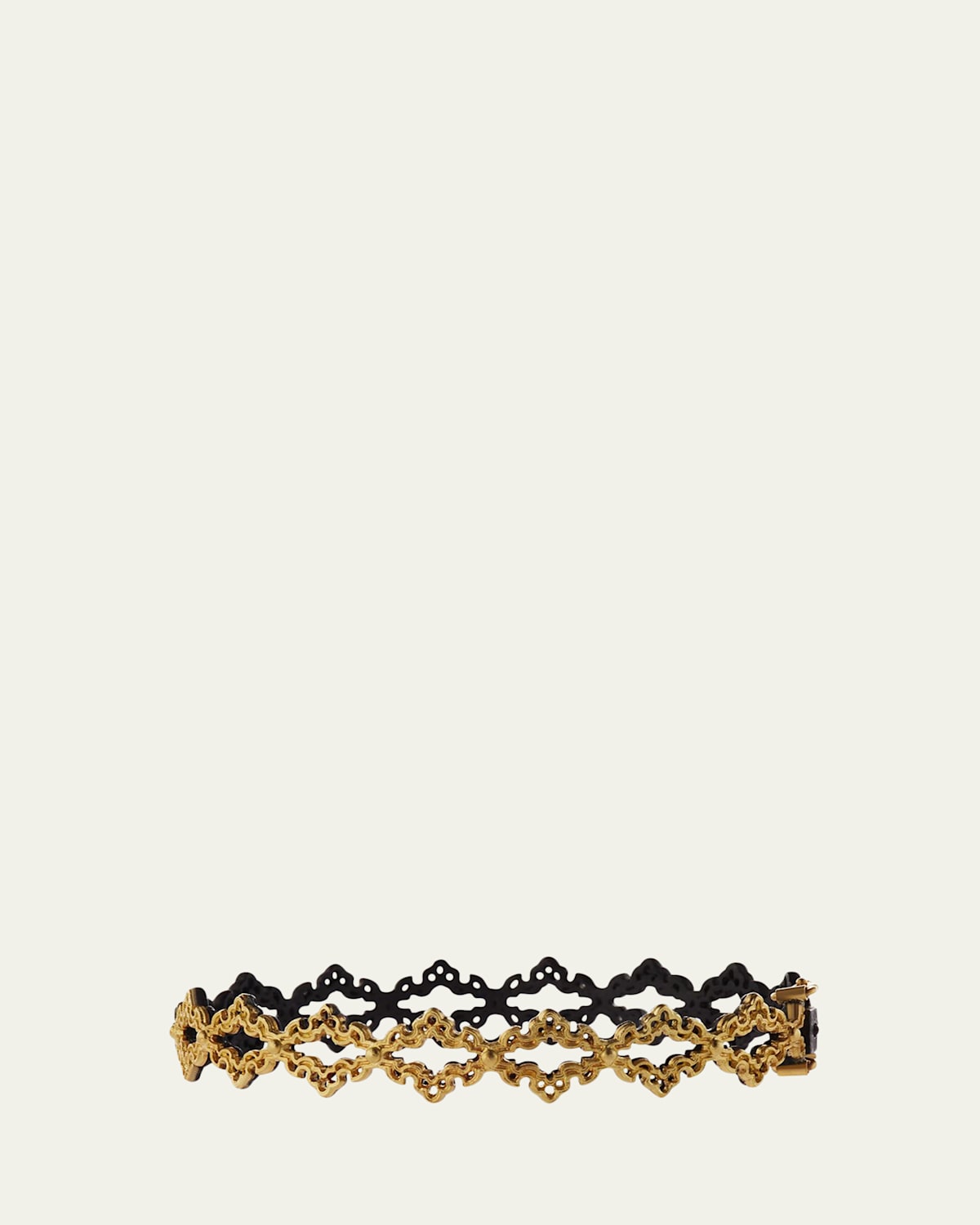 Old World Open Scroll Huggie Bracelet