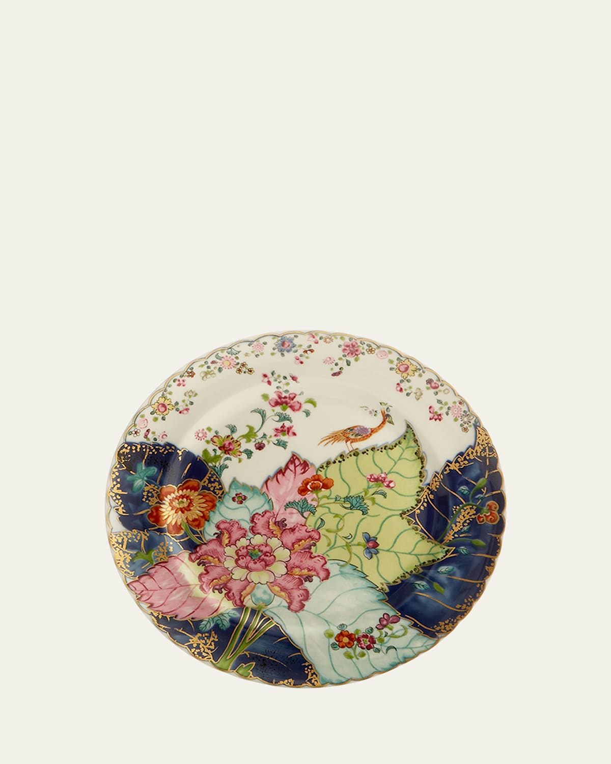 Mottahedeh Tobacco Leaf Salad/dessert Plate In Assorted