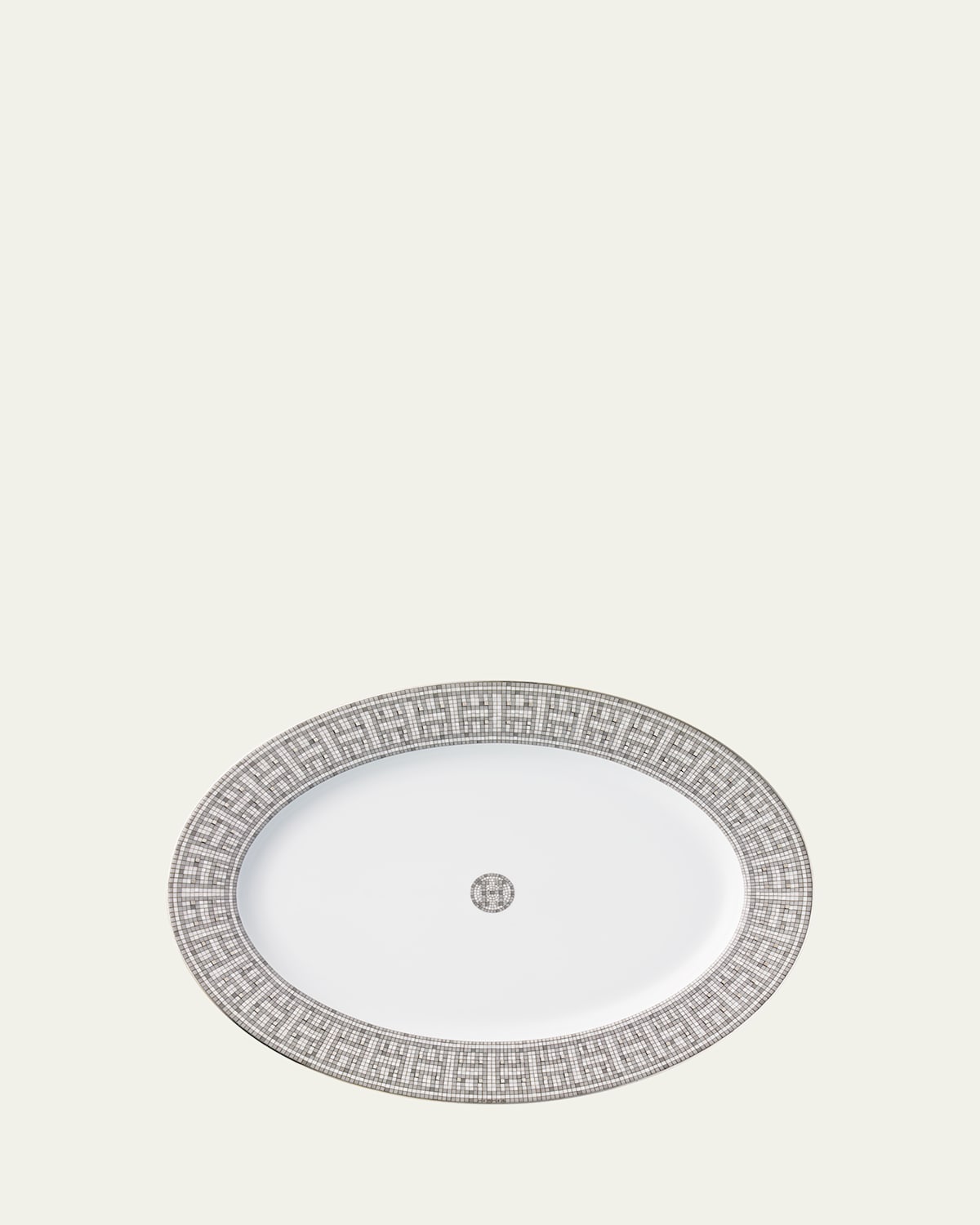 Hermes Mosaique Au 24 Small Oval Platter