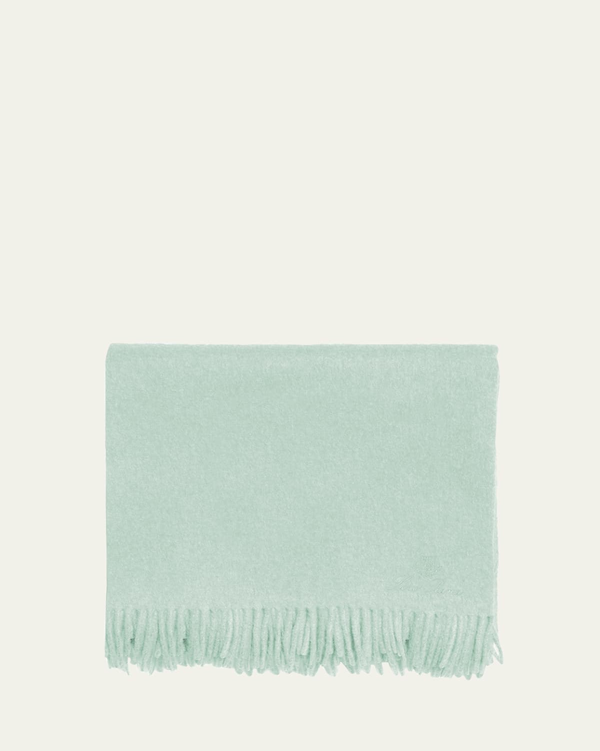 Loro Piana Plaid Lp Unito Throw Blanket In Green