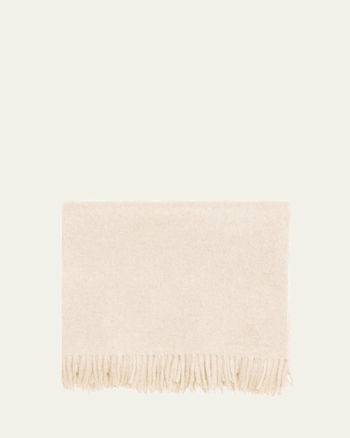 Loro Piana Plaid Lp Unito Throw Blanket In Metallic