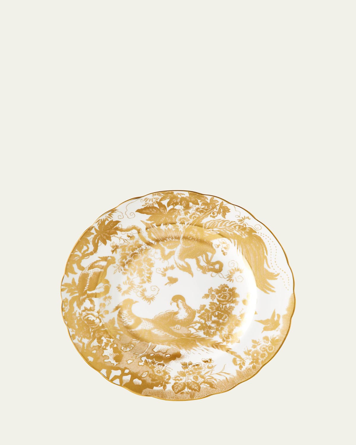 Royal Crown Derby Gold Aves Salad Plate