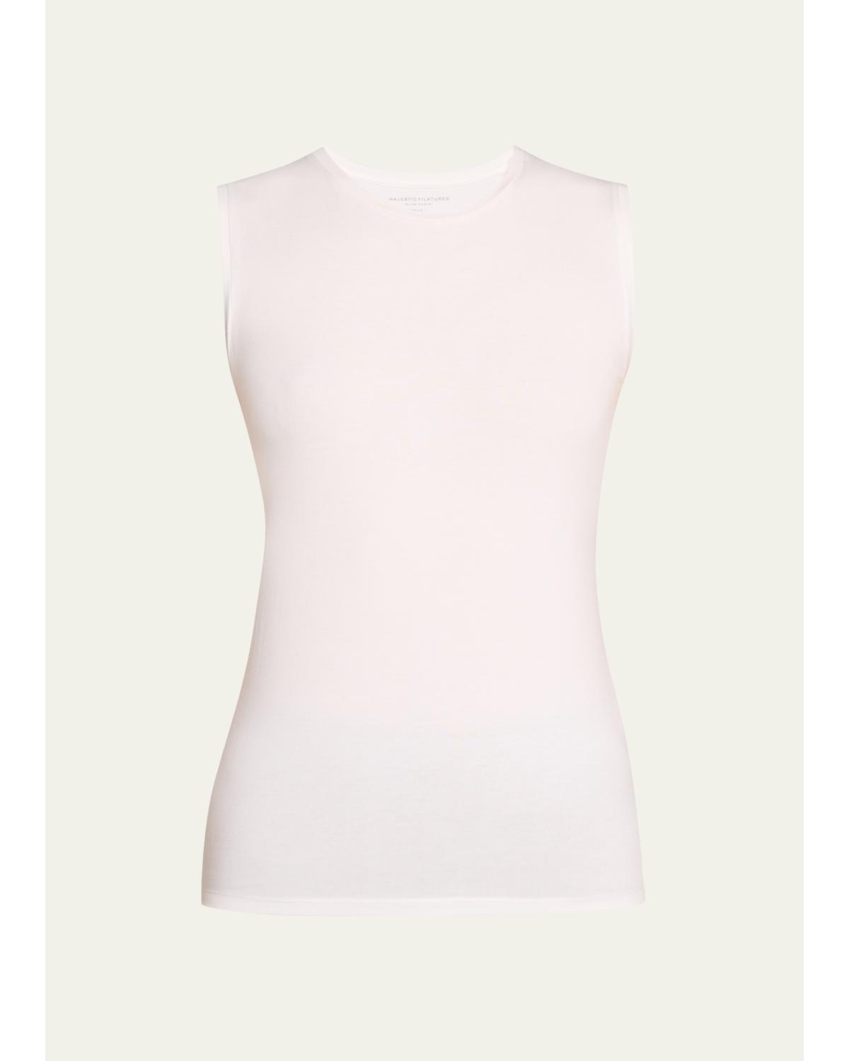 Soft Touch Sleeveless Crew