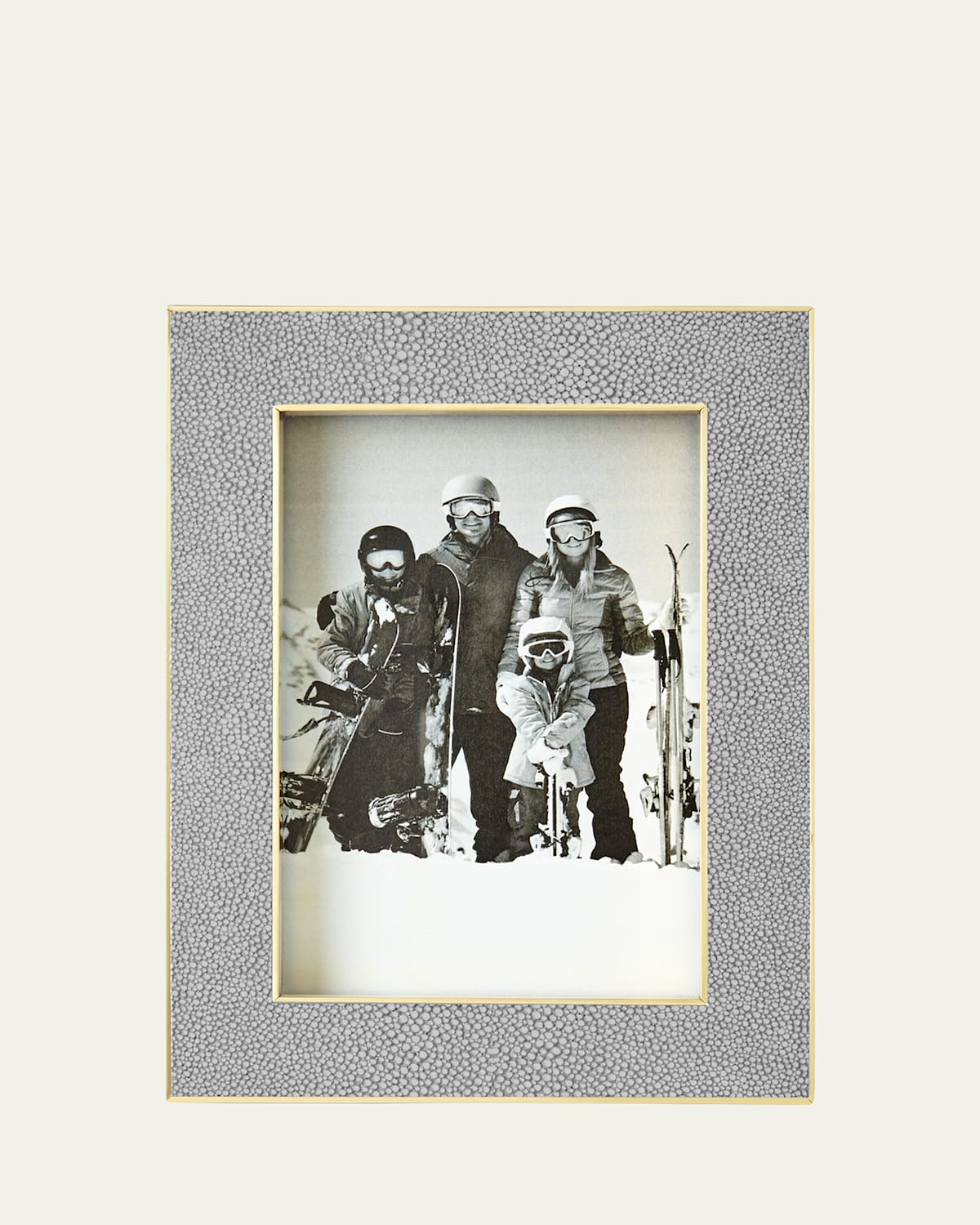 AERIN Classic Faux Shagreen 4" x 6" Picture Frame