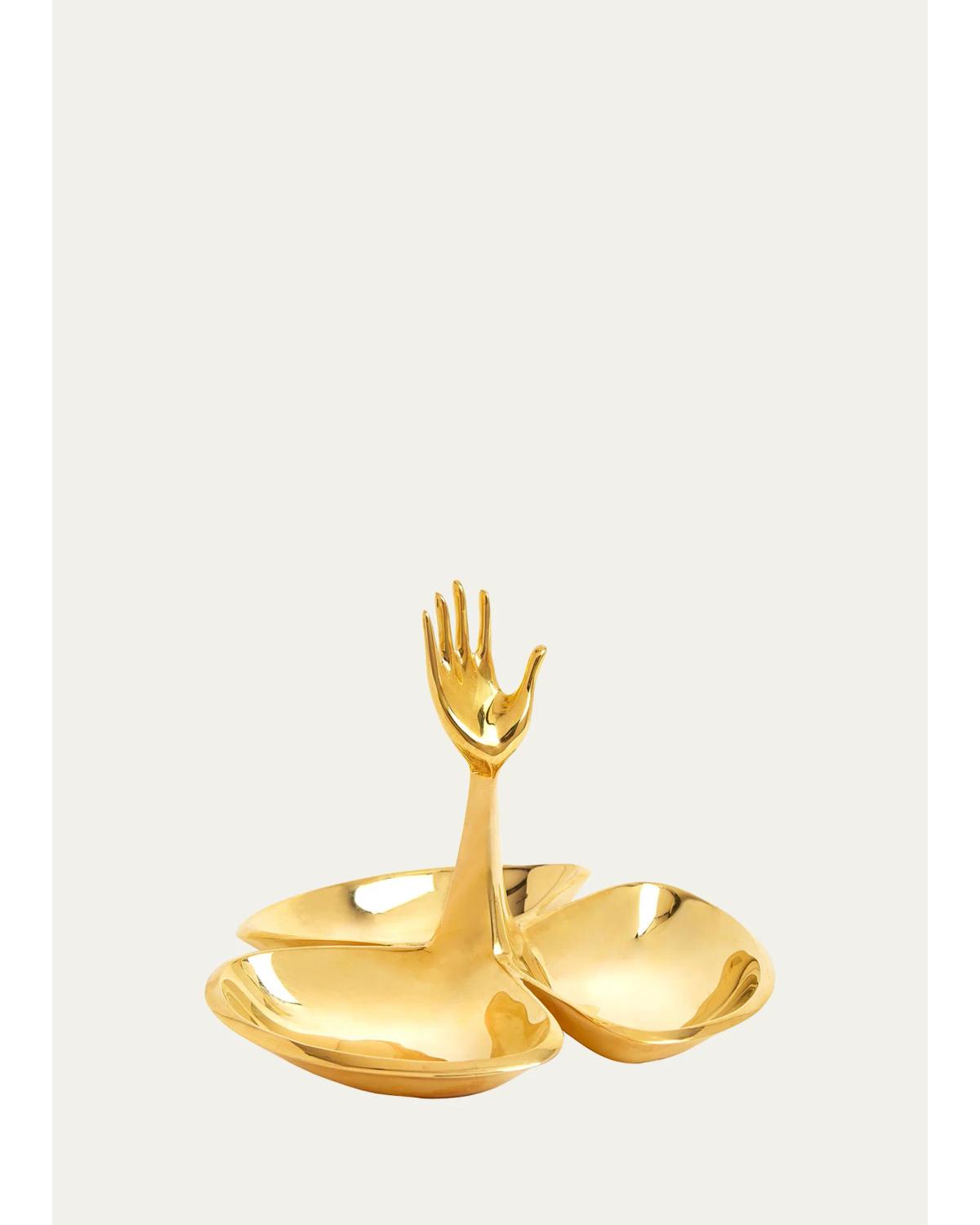 Jonathan Adler Eve Bon Bon Dish In Brass