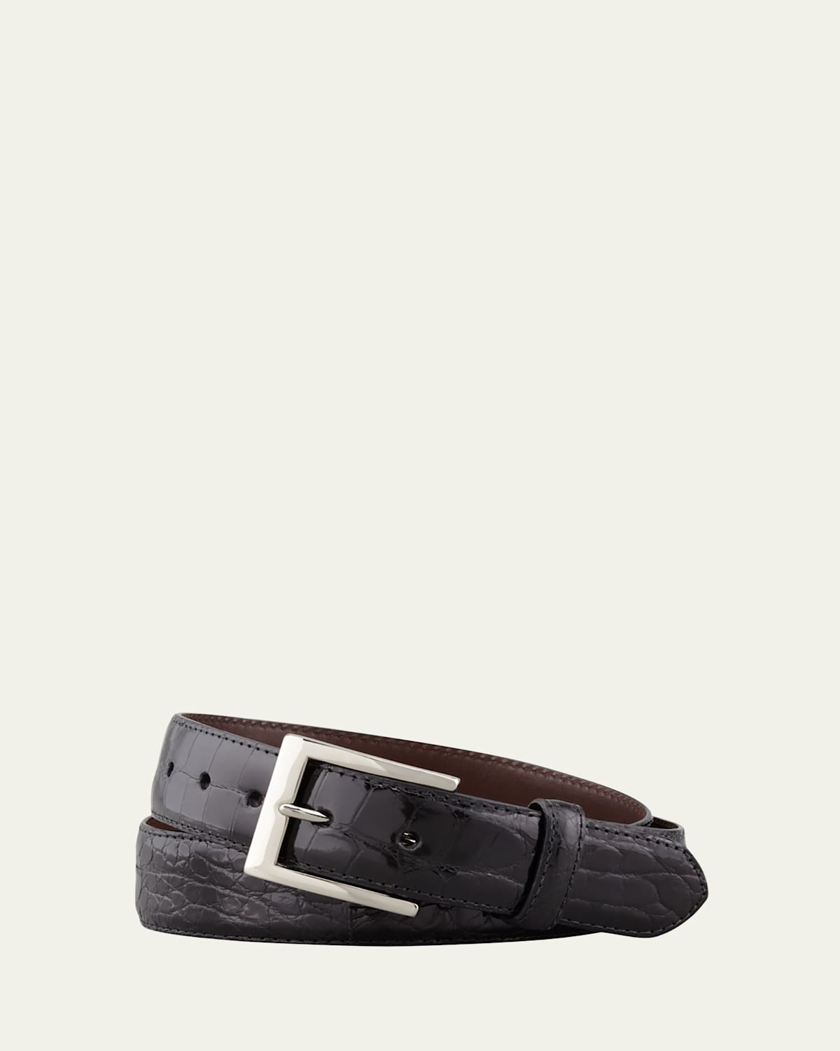 W. Kleinberg Glazed Alligator Belt