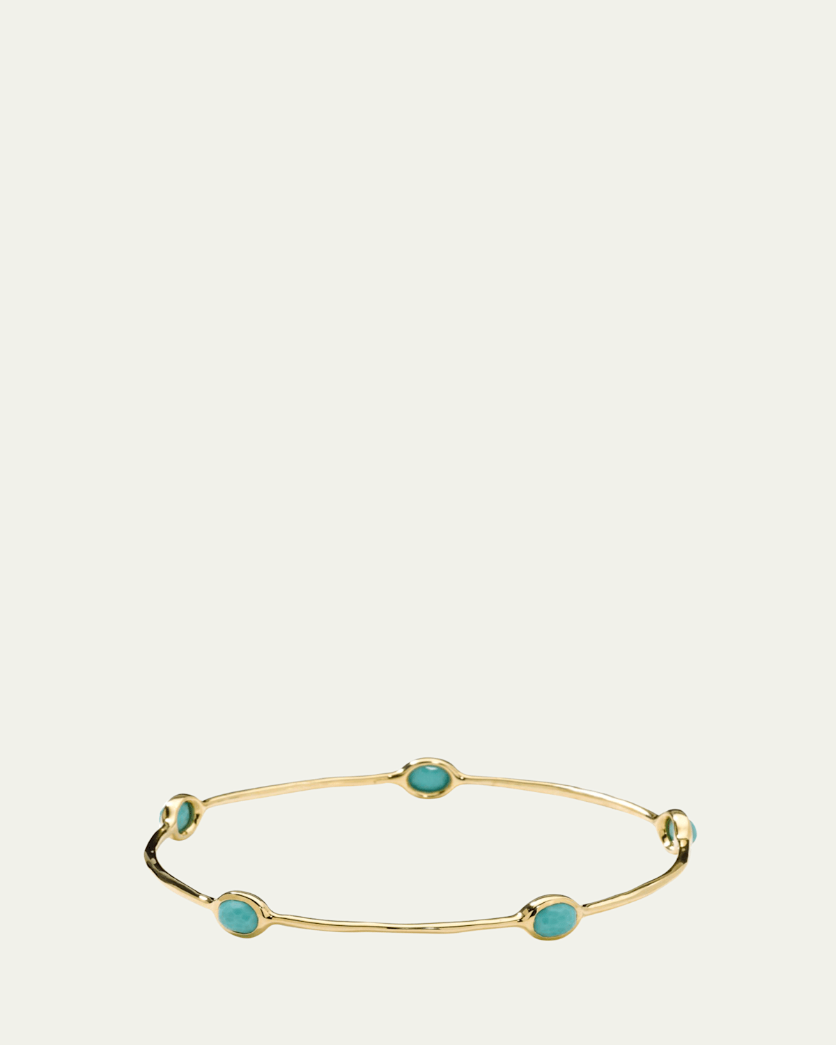 Ippolita 5-Stone Bangle in 18K Gold
