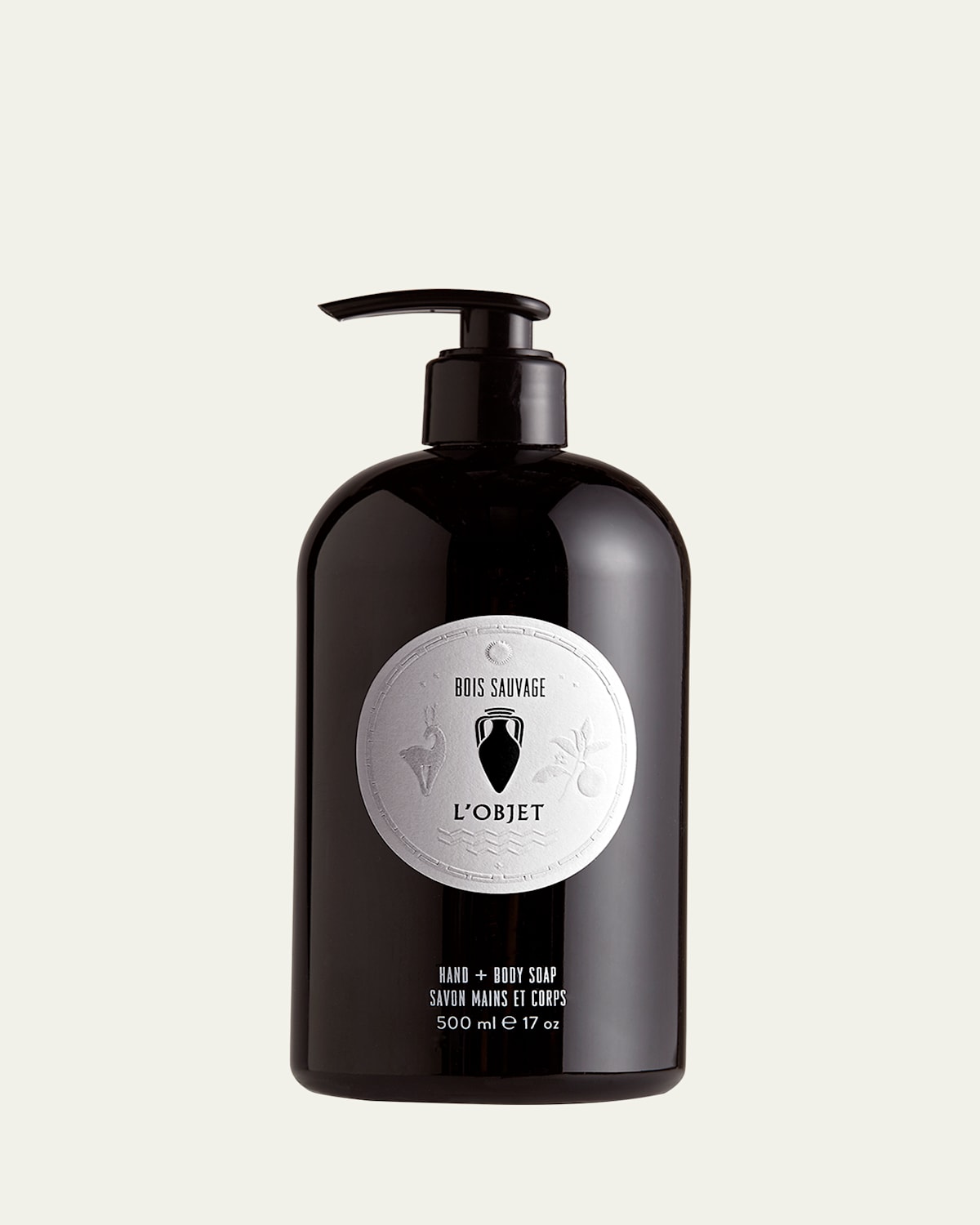 Bois Sauvage Hand + Body Soap, 17 oz.