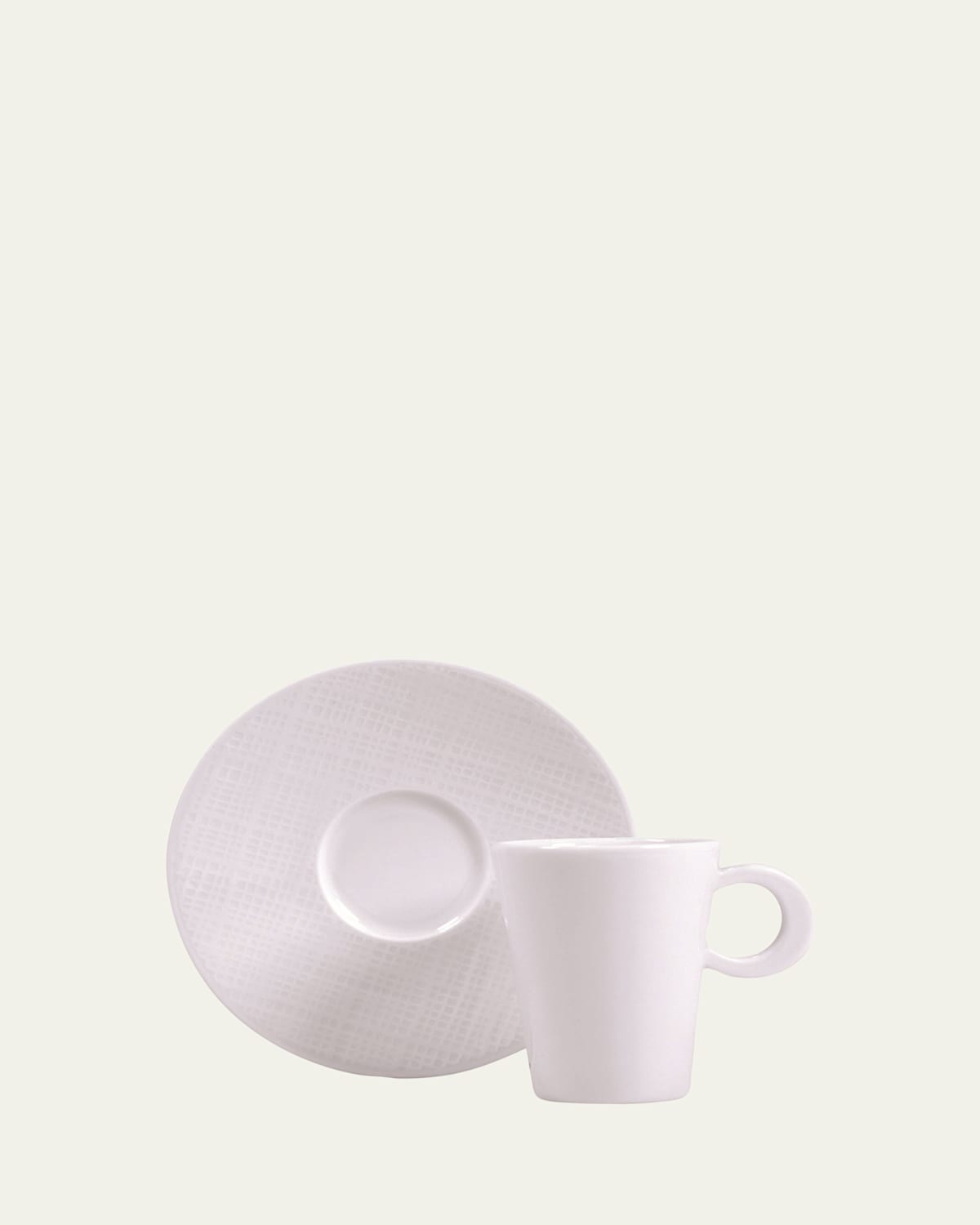 Shop Bernardaud Organza After Dinner Saucer In White