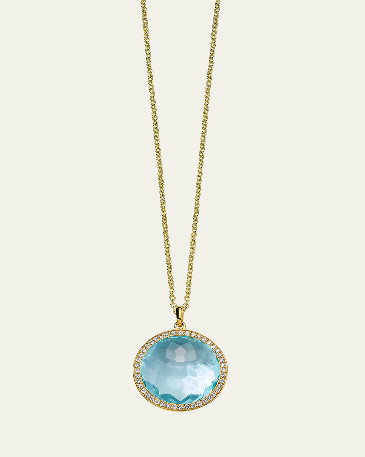Ippolita Medium Pendant Necklace in 18K Gold with Diamonds