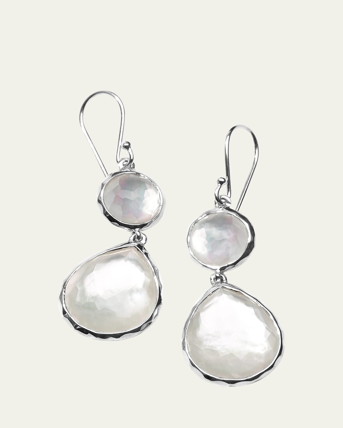 Double Drop Earrings in Sterling Silver