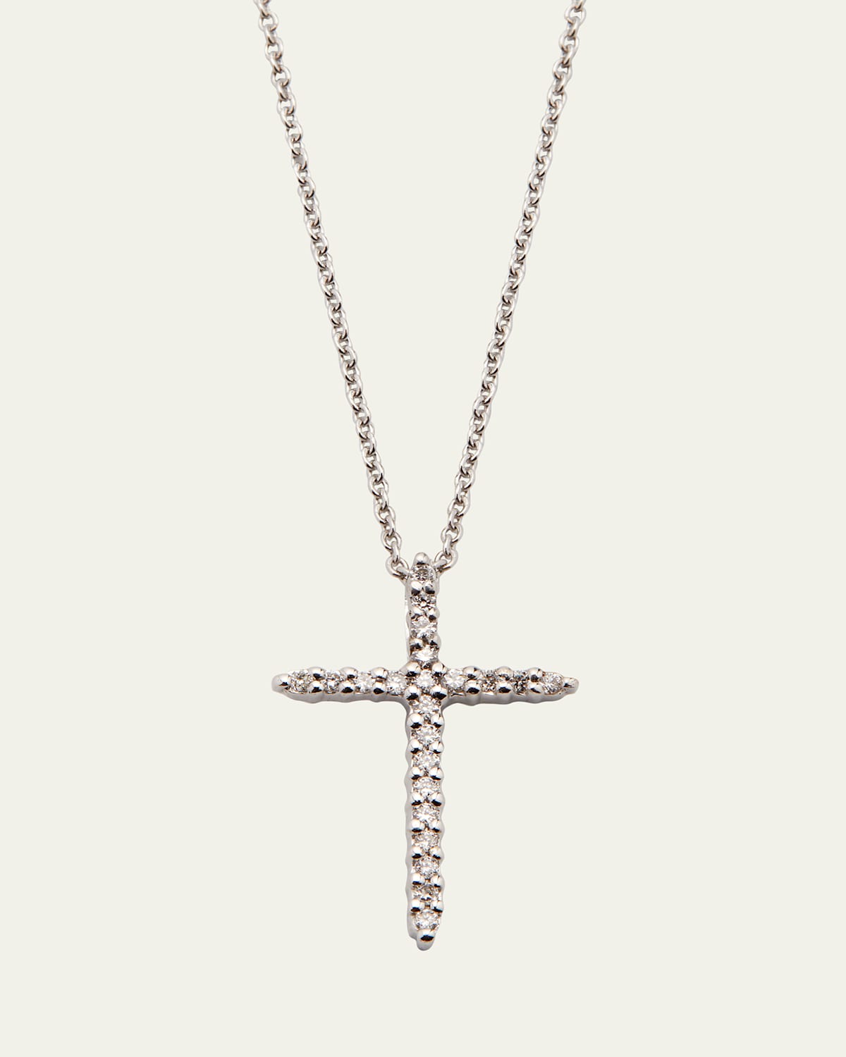 Roberto Coin Cross Necklace with Diamonds