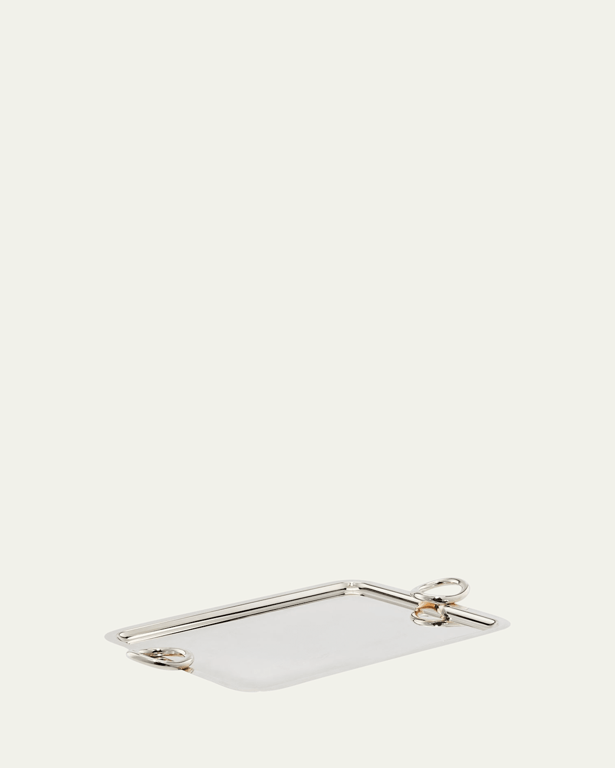 Christofle Vertigo Medium Rectangular Tray In Silver