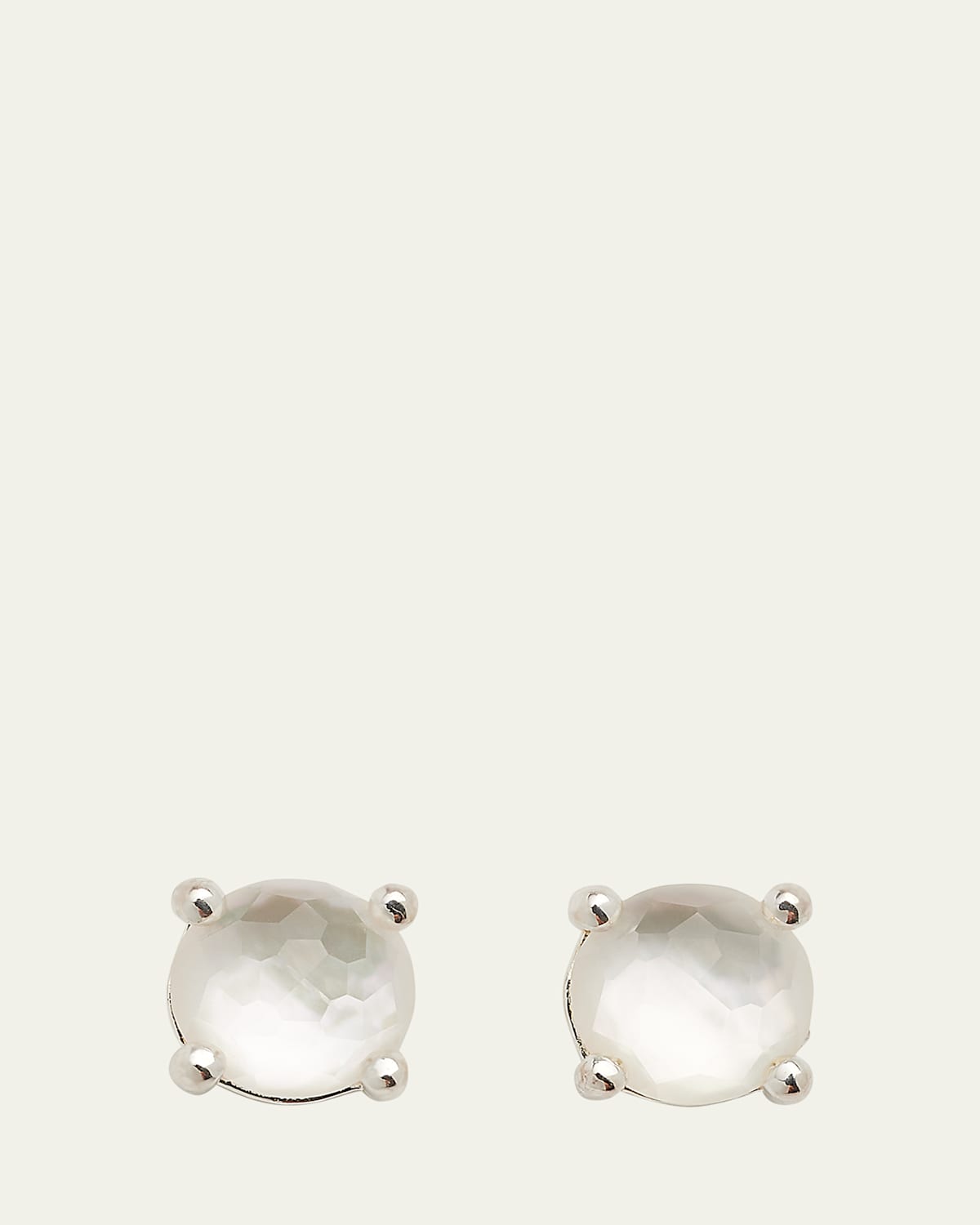 Mini Stud Earrings in Sterling Silver