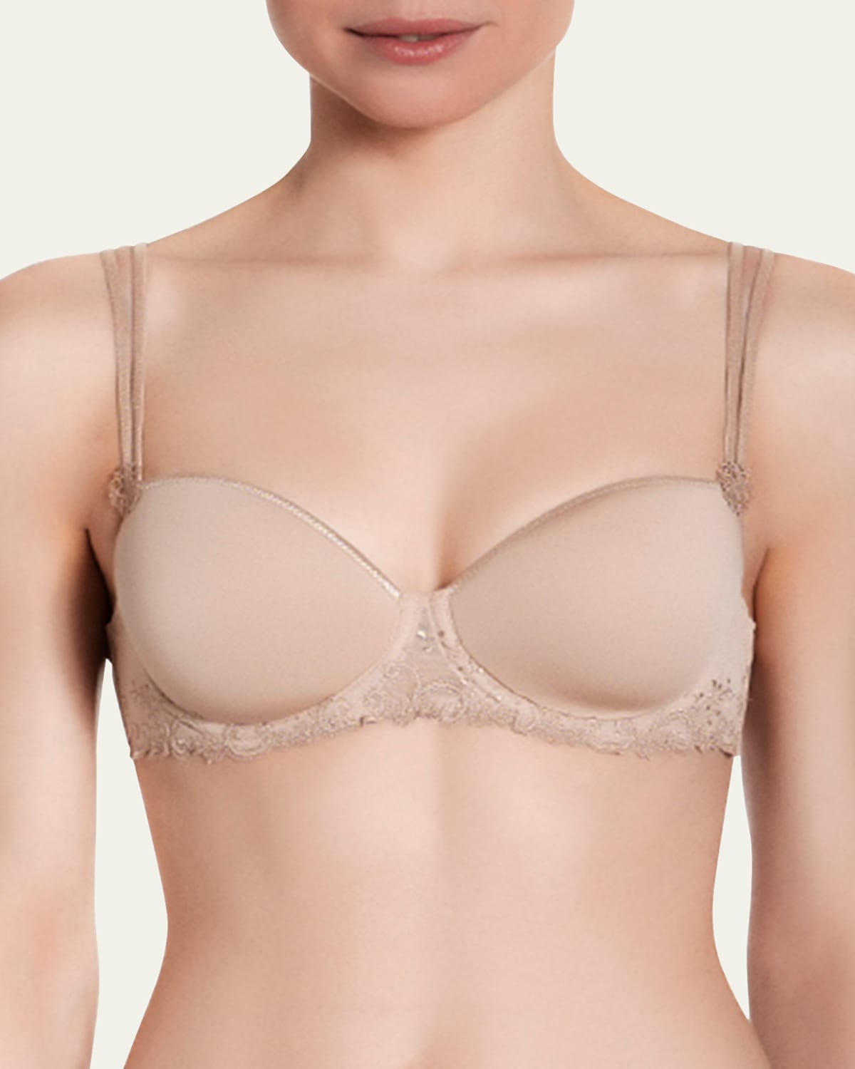 Simone Perele Delice 3d Molded Bra In Neutral