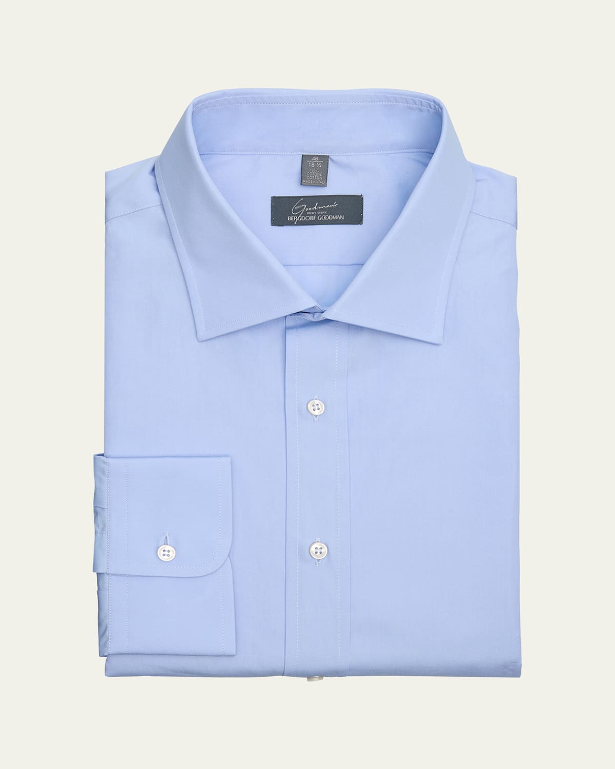 Men's Solid Poplin Dress Shirt