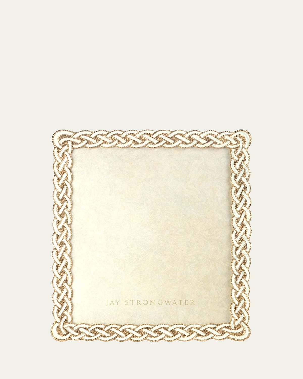 Cream Braided Picture Frame, 8" x 10"