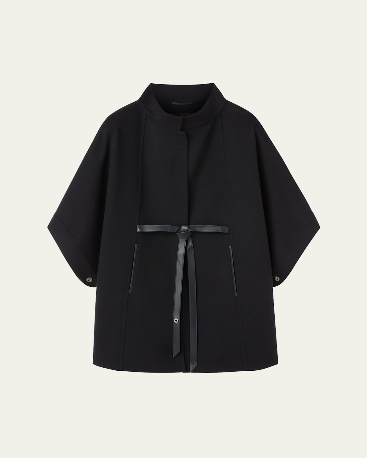 Loro Piana Salzburg Belted Cashmere Jacket In Navy