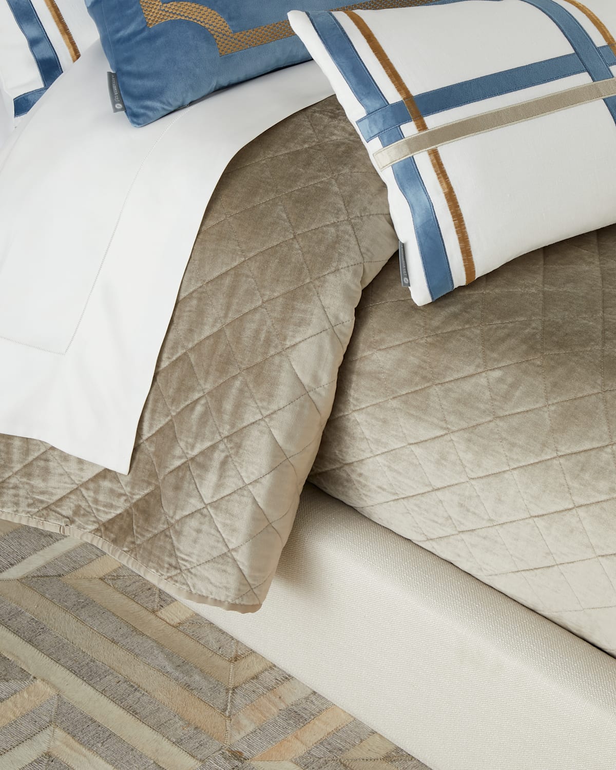 Lili Alessandra Chloe Velvet Coverlet,