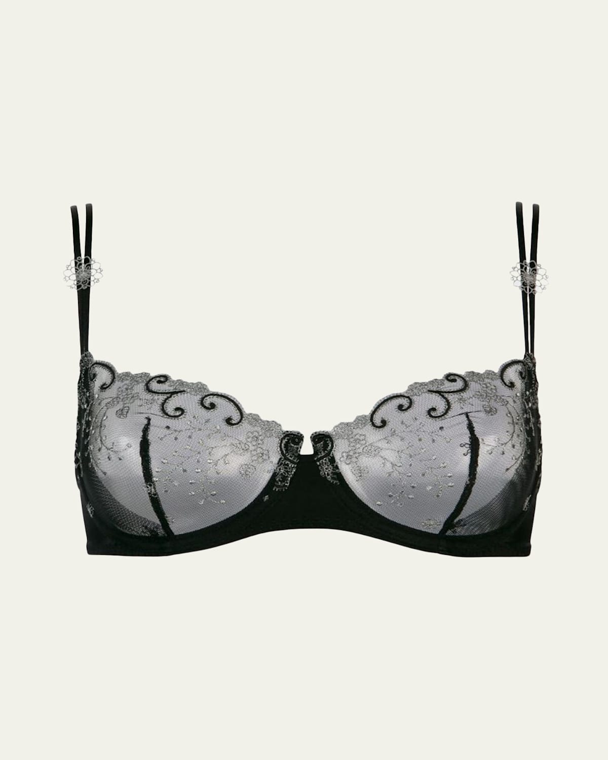 Delice Embroidered Demi Bra