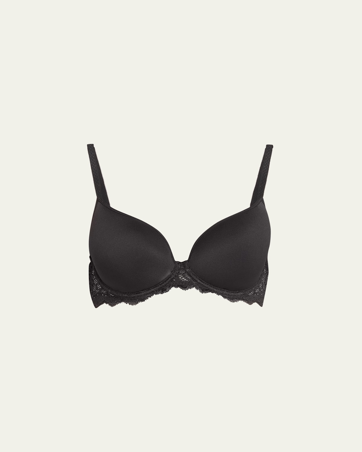 Simone Perele Caresse T-shirt Bra Black In Black