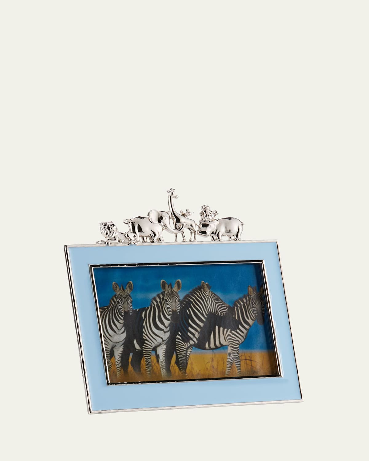 Michael Aram Boy's Animals Picture Frame, 5" X 7" In Blue