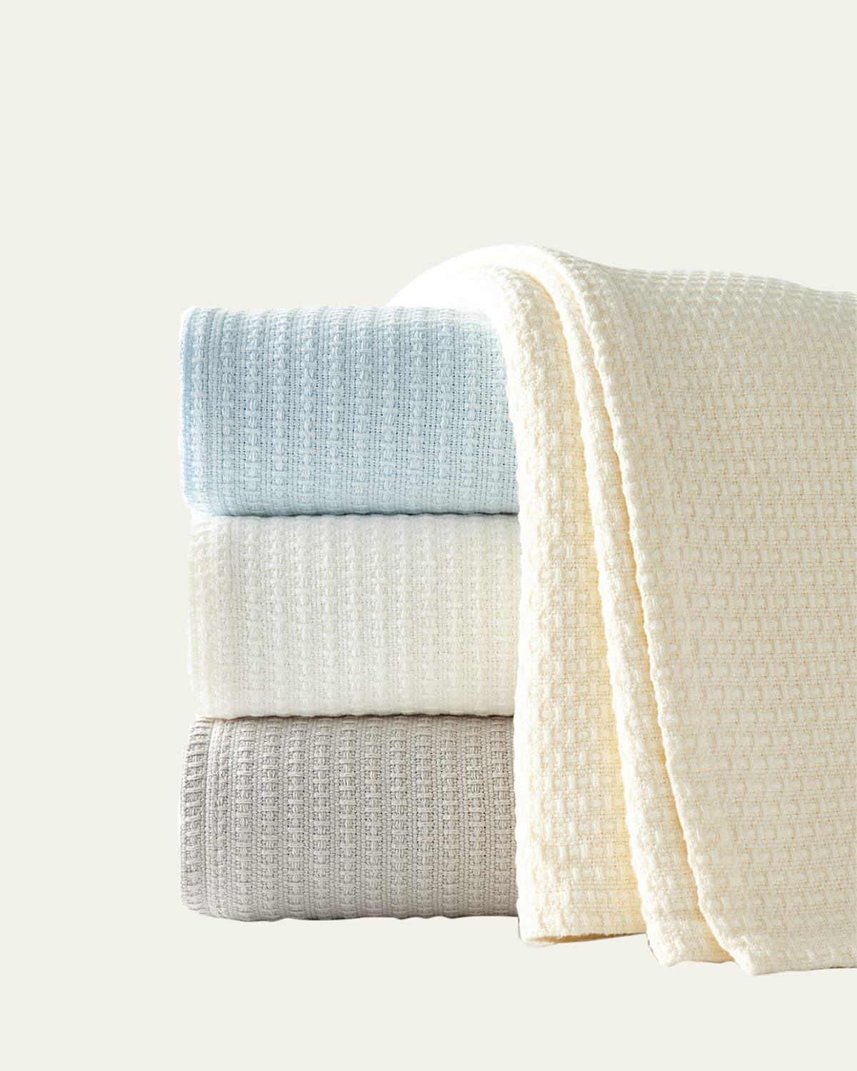 Shop Sferra Marcus Tara King Blanket, 120" X 100" In White