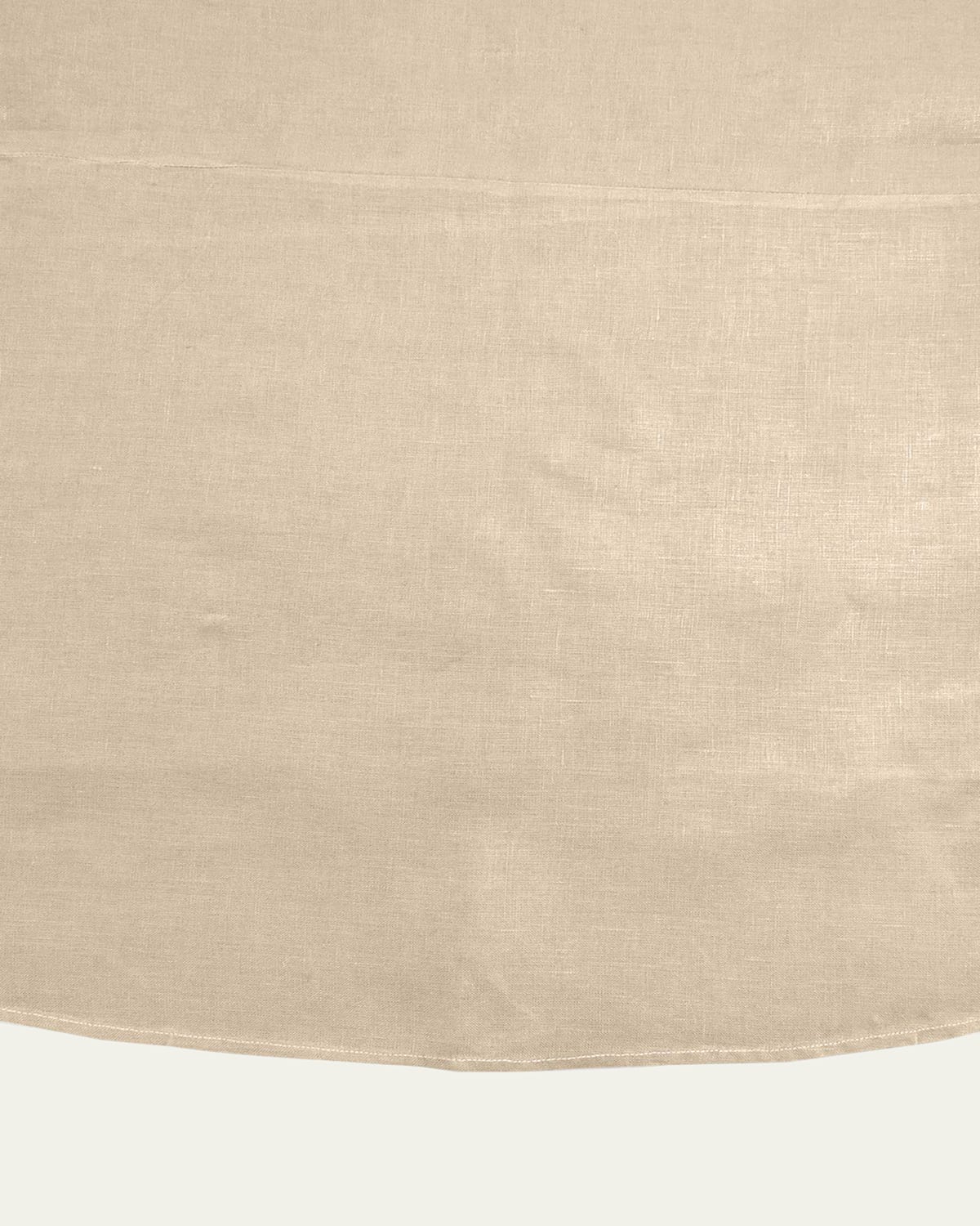 Sferra Festival Round Tablecloth, 90"dia In Natural