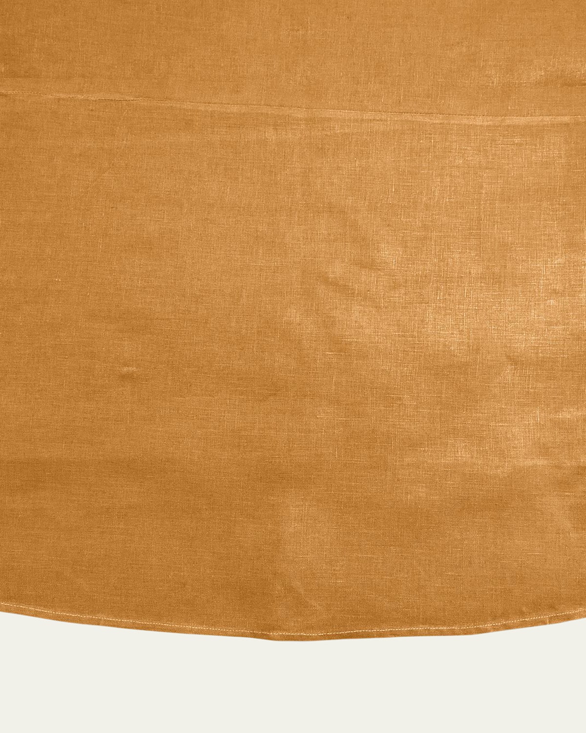 Sferra Festival Round Tablecloth, 90"dia In Curry