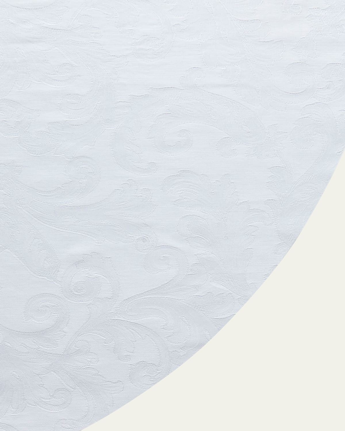 Sferra Acanthus Jacquard Round Tablecloth, 90"Dia | Thumbnail 4 Sferra Acanthus Jacquard Round Tablecloth, 90"Dia | Thumbnail 4