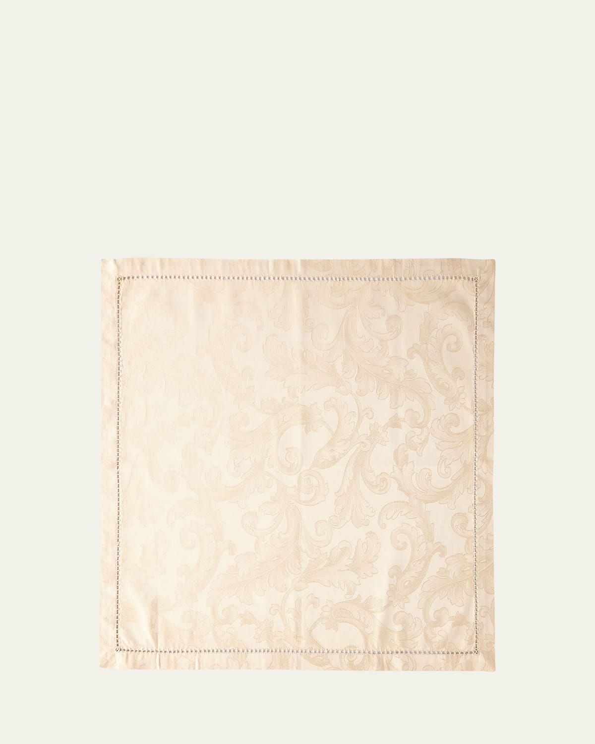 Sferra Acanthus Jacquard Napkins, Set Of 4 In Parchment
