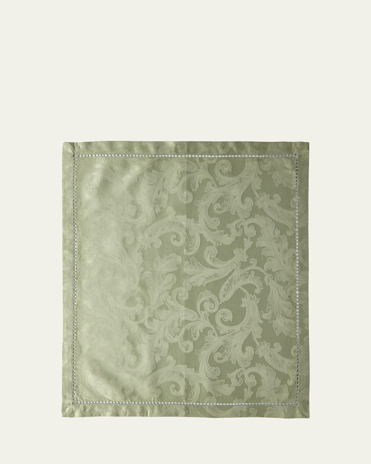 Sferra Acanthus Jacquard Napkins, Set Of 4 In Sage