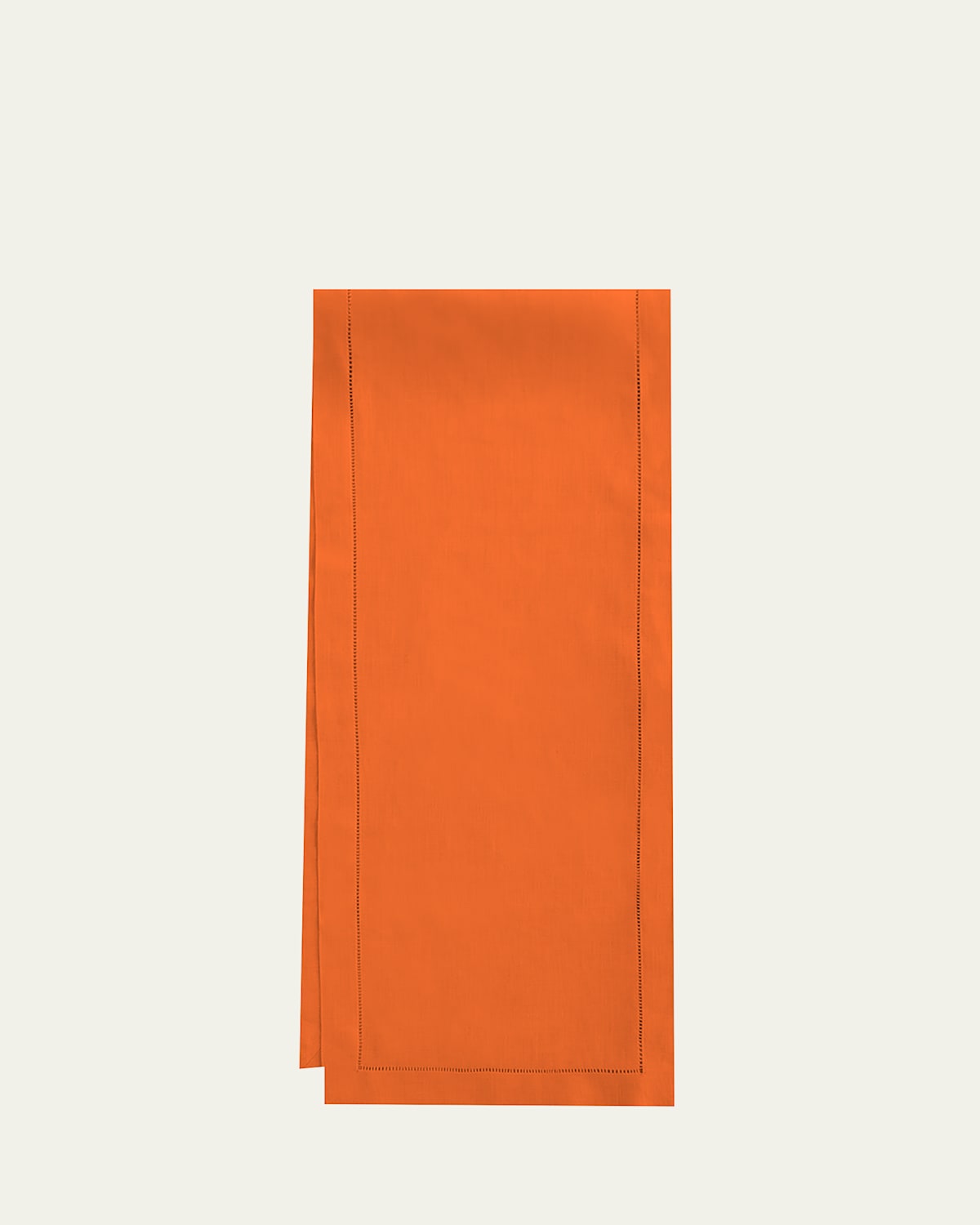 Sferra Festival Table Runner, 15" X 108" In Tangerine