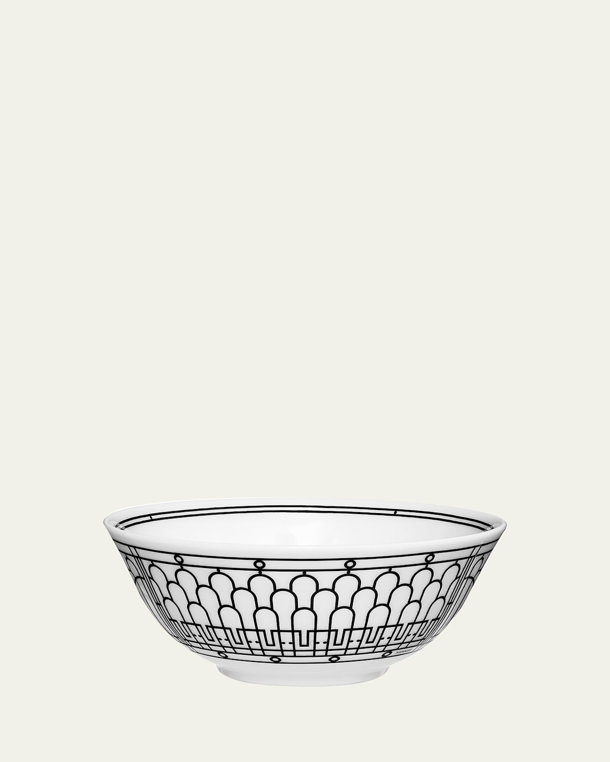 Pre-owned Hermes H Deco Medium Bowl In Multi