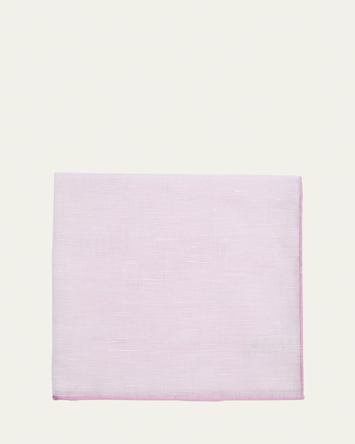 Simonnot Godard Men's Cotton-Linen Pocket Square