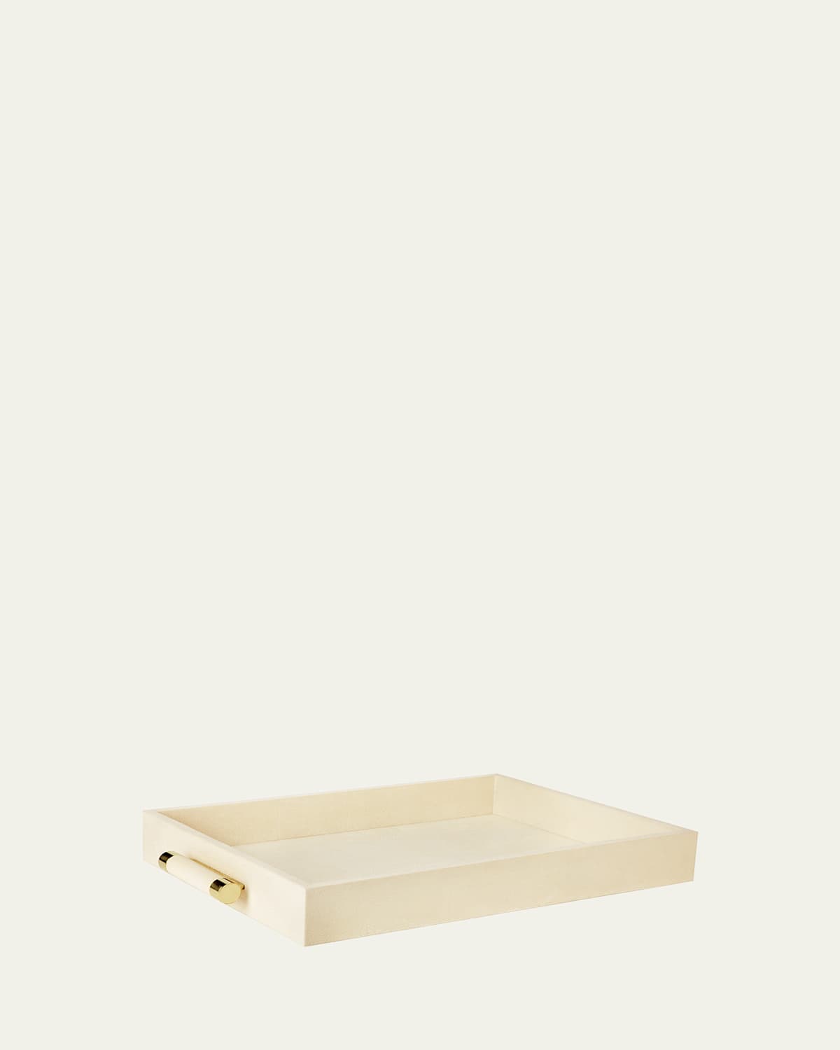 Faux Shagreen Rectangular Tray