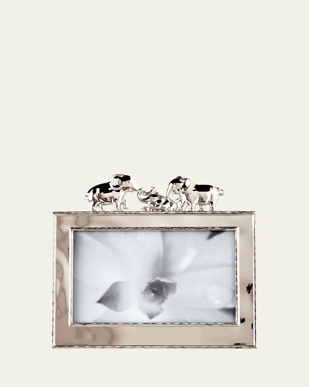 Michael Aram Elephant 4" X 6" Picture Frame In Silver