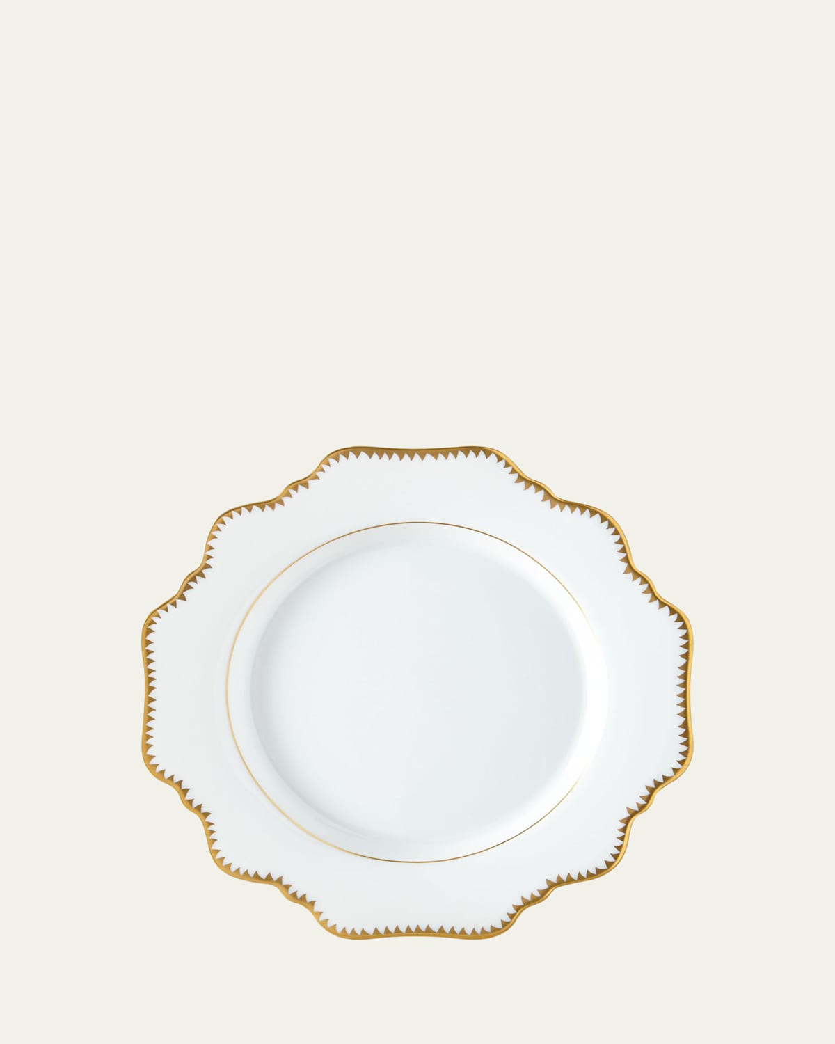Anna Weatherley Simply Anna Antique Porcelain Bread & Butter Plate In White/gold