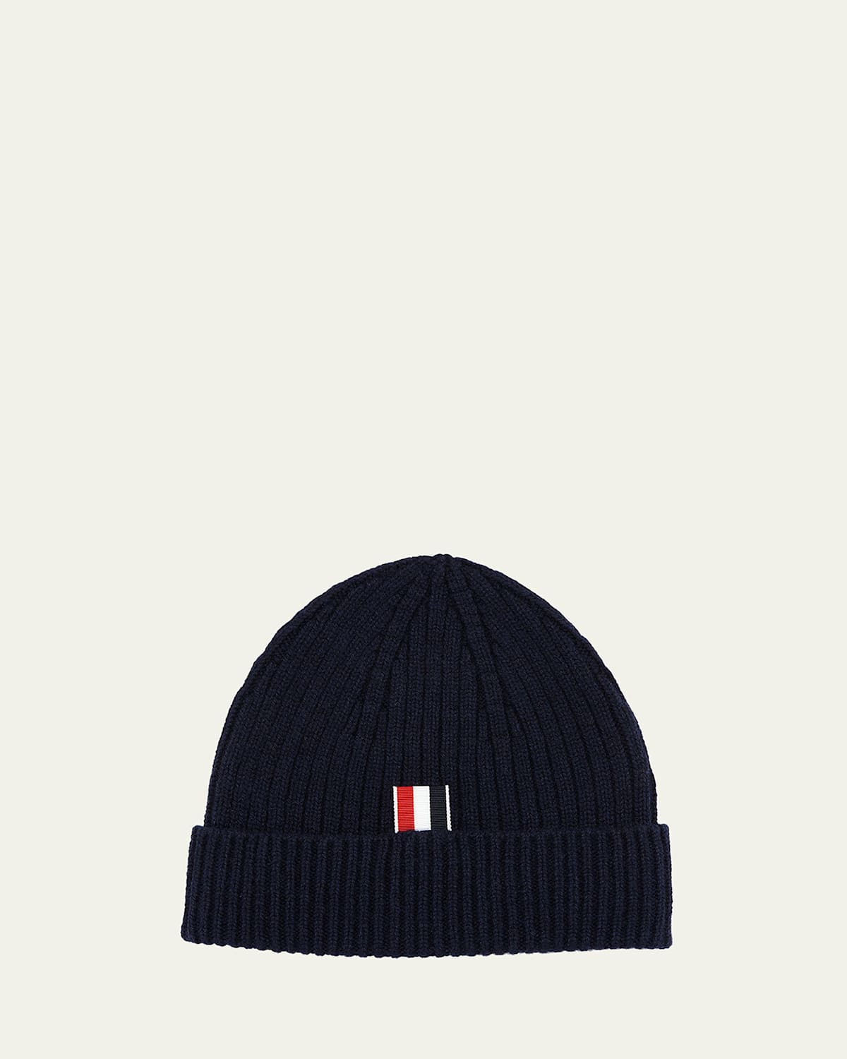 Thom Browne Men's Cashmere 4-Bar Beanie Hat