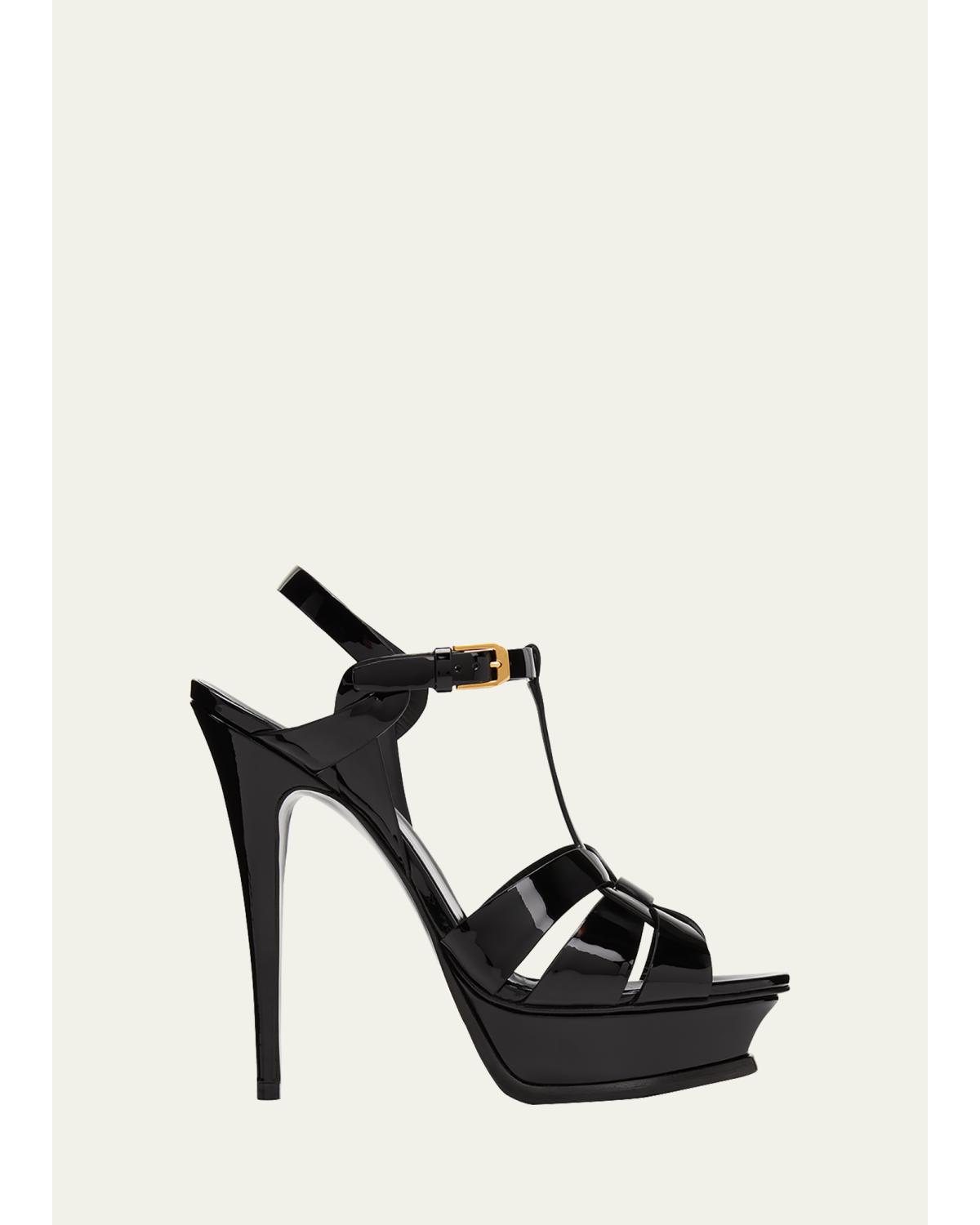 Tribute Patent Platform Sandals
