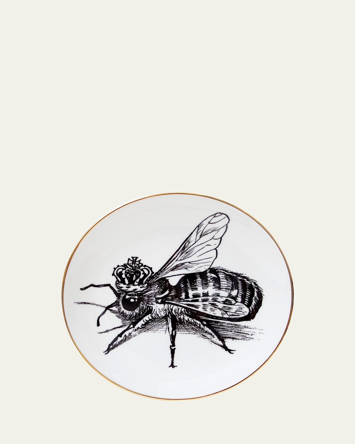 Rory Dobner Queen Bee Dinner Plate In Black