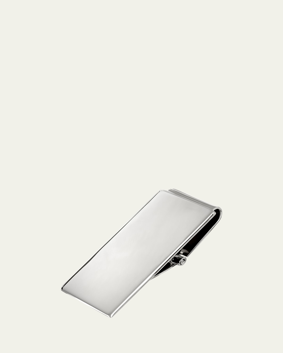 Men's Sterling Silver Hinged Money Clip