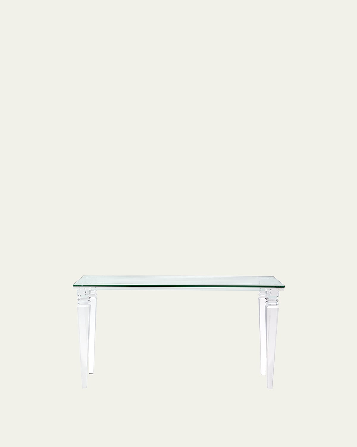 Interlude Home Christelle Acrylic Console Table In Clear