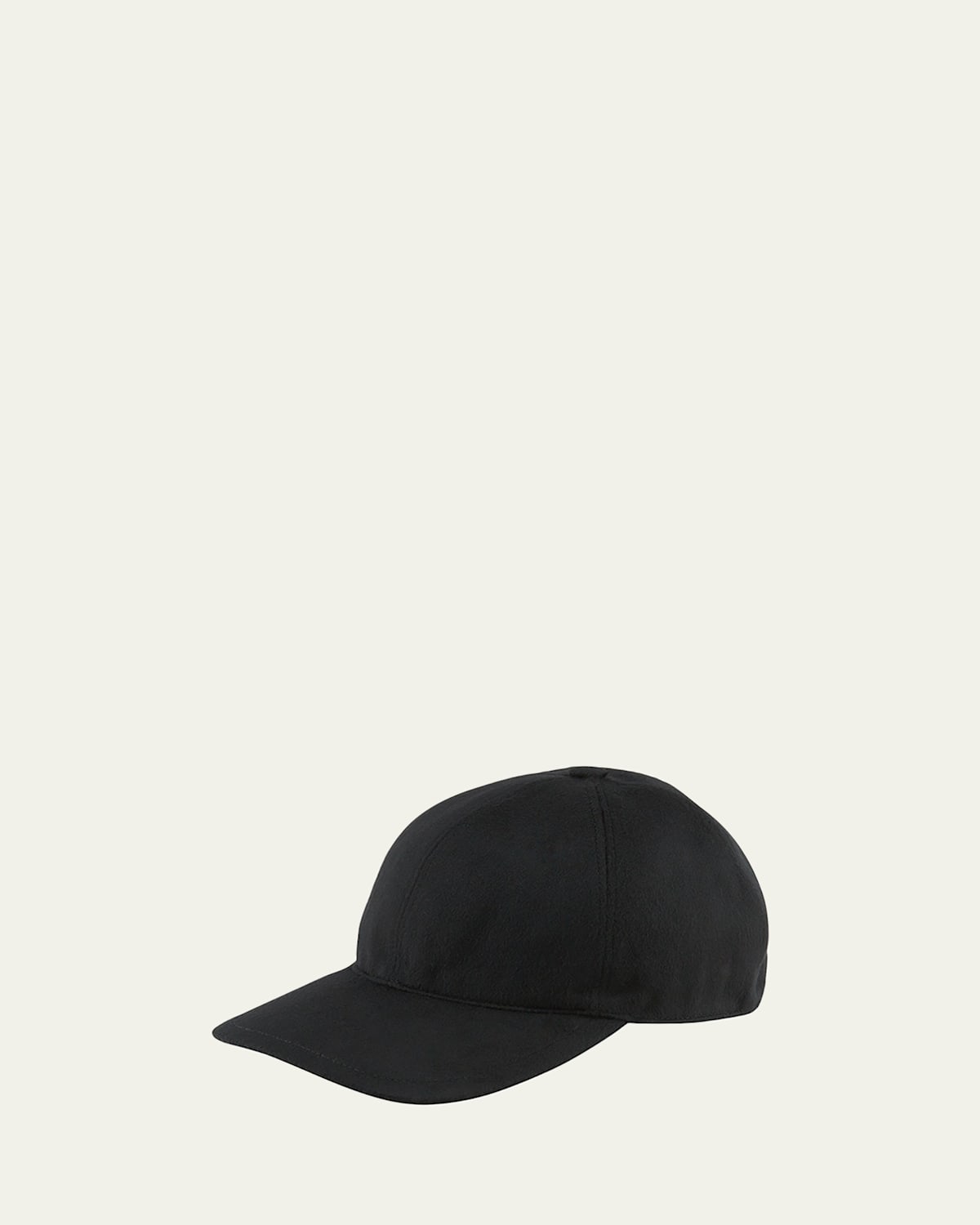 Men's Solid Cashmere Baseball Cap