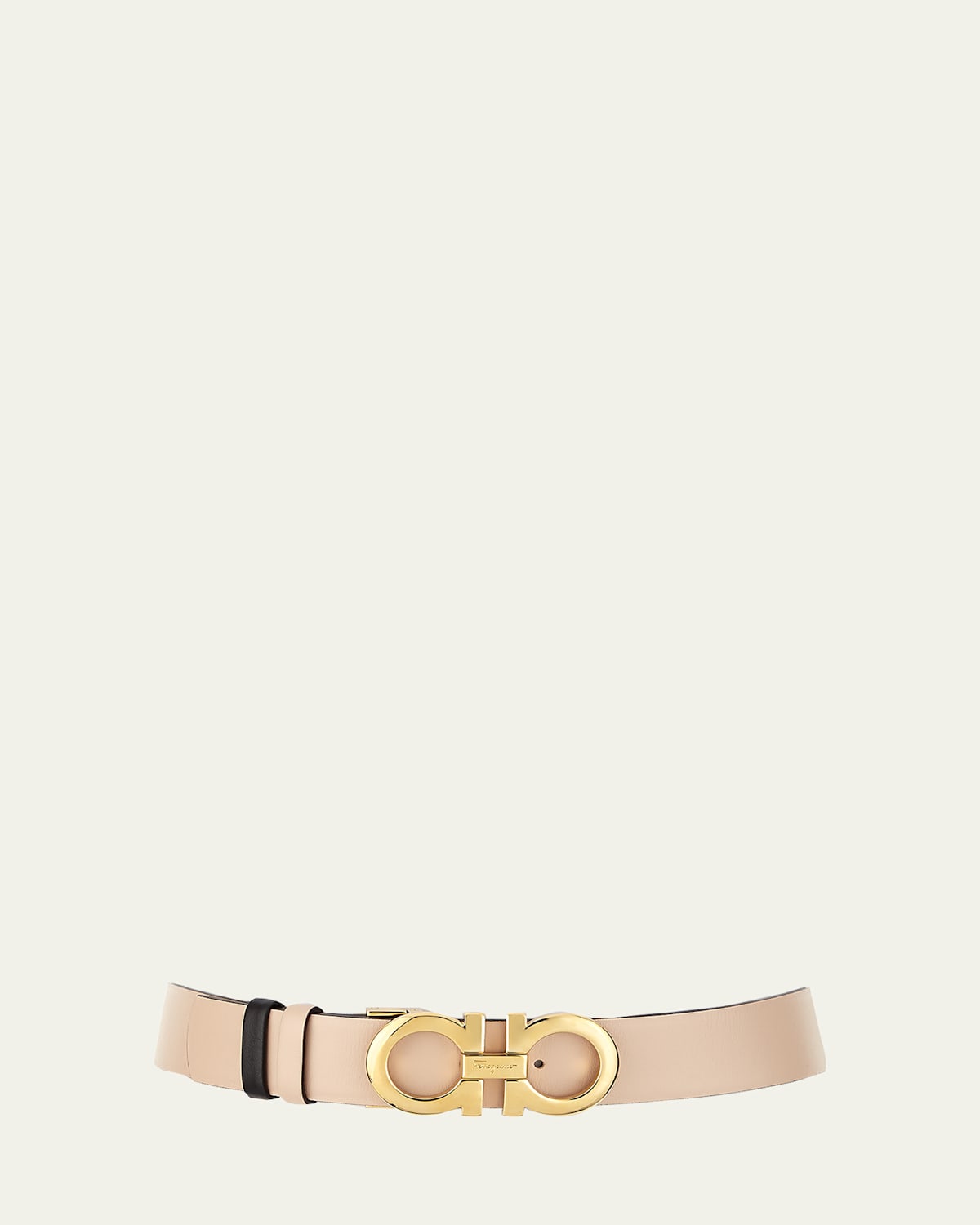 Ferragamo Gancini-Buckle Reversible Leather Belt