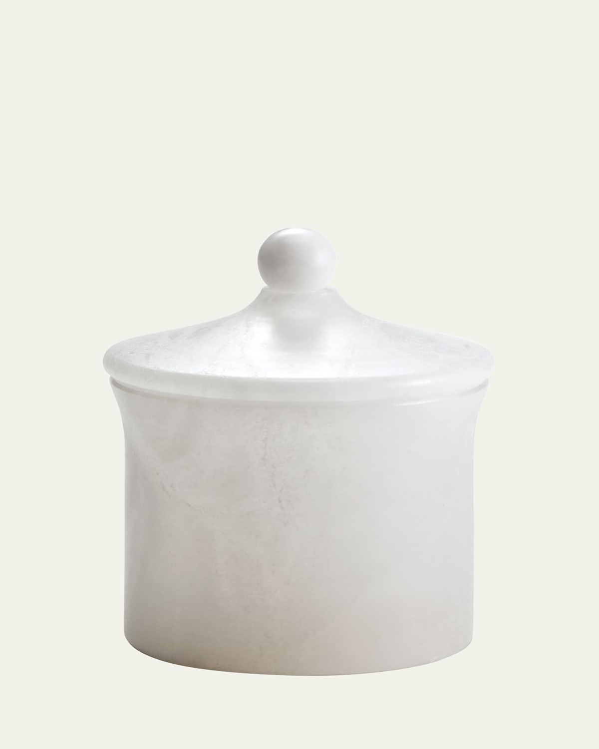 Labrazel Alisa Alabaster Bath Canister, White | Thumbnail 3