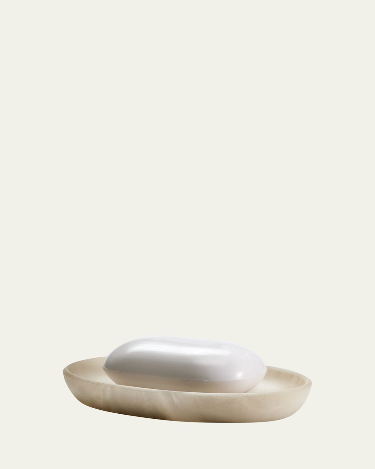 Labrazel Alisa Alabaster Soap Dish, Cream | Thumbnail 3