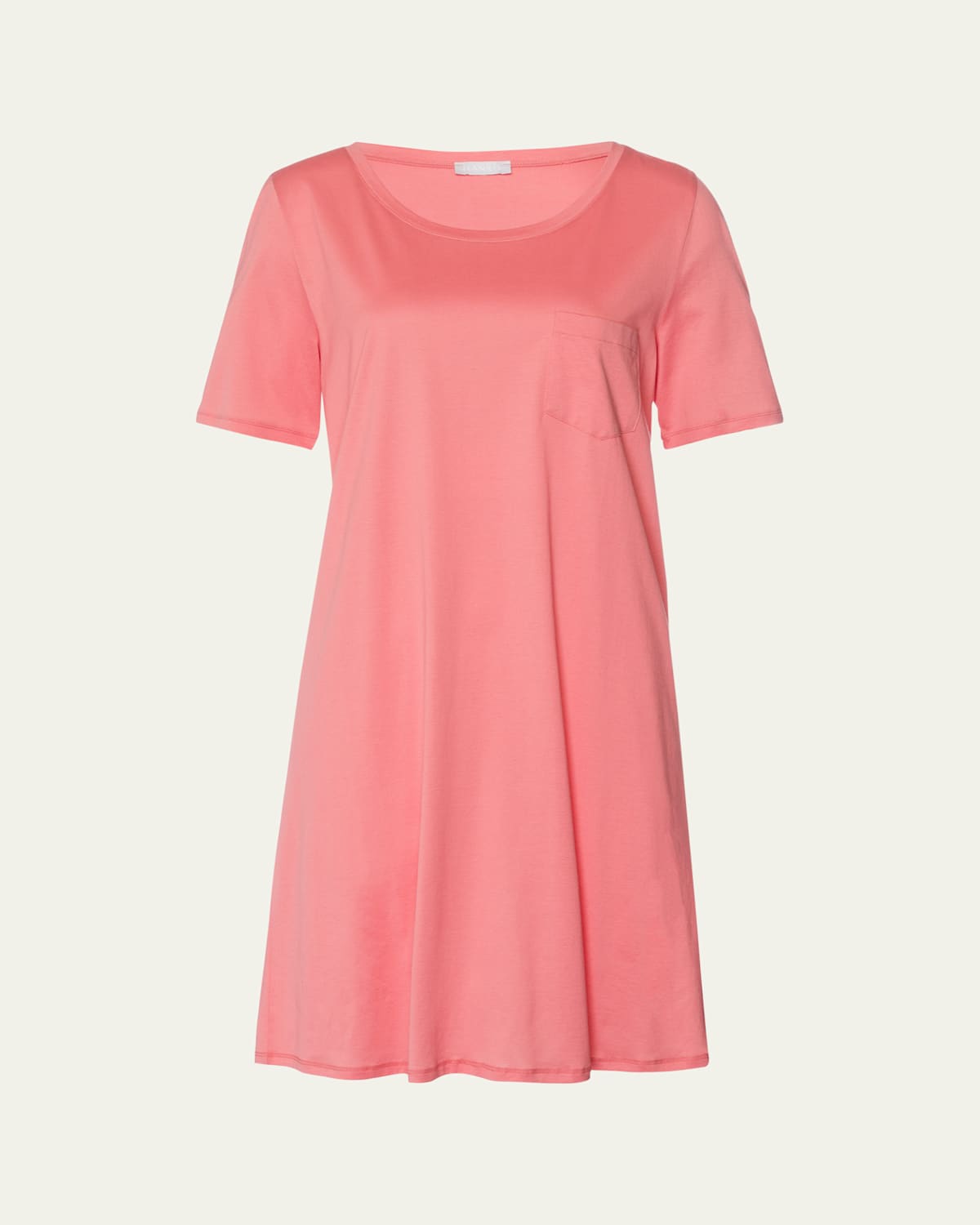 Hanro Cotton Deluxe Short-sleeve Big Sleepshirt