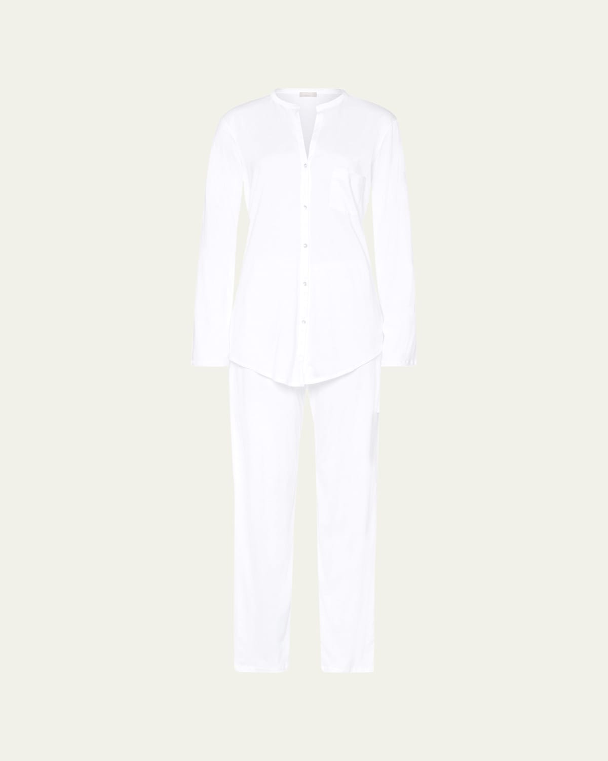 HANRO COTTON DELUXE PAJAMA SET 