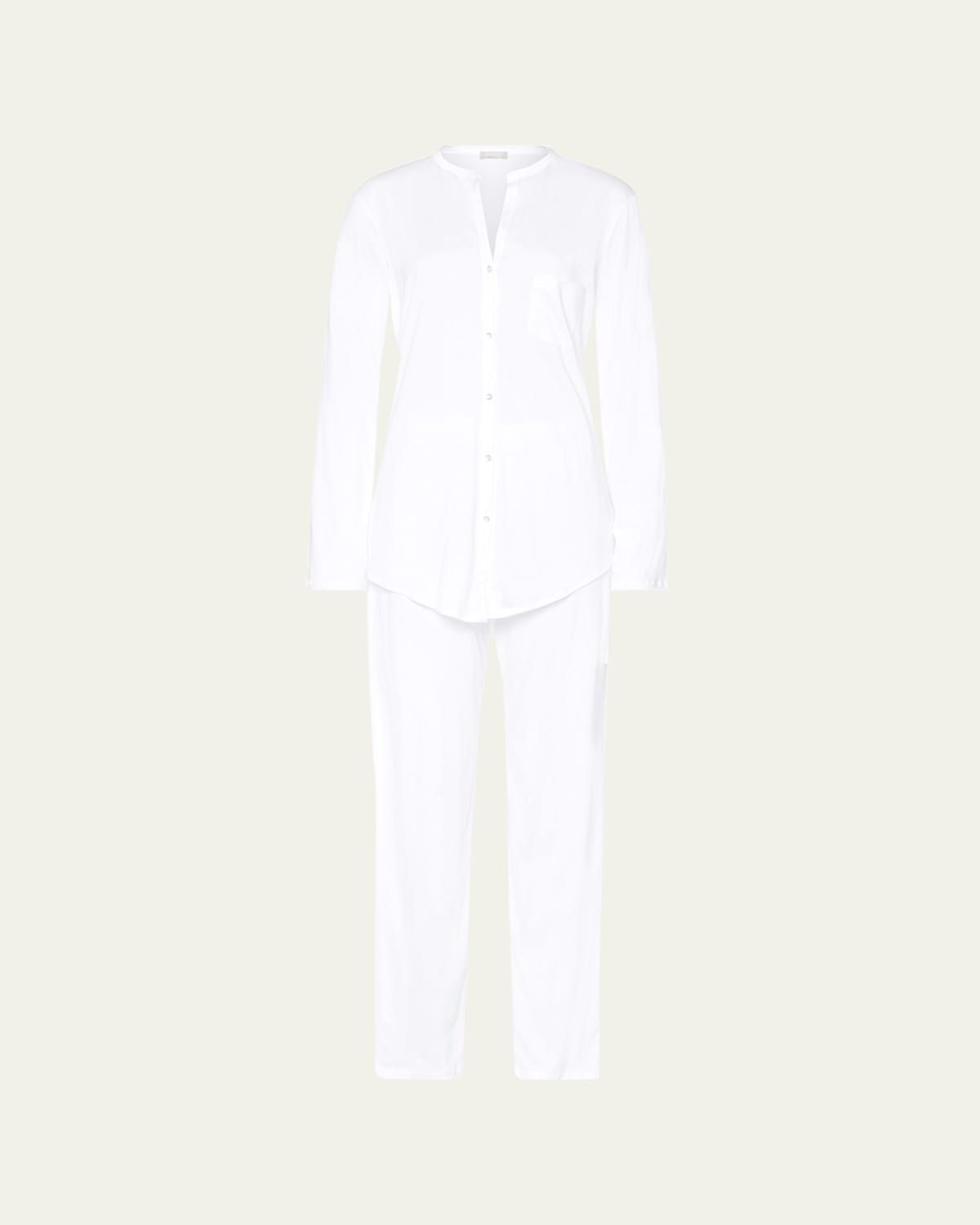 HANRO COTTON DELUXE PAJAMA SET 